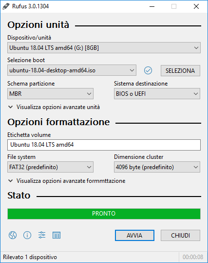 supporto installazione windows 10