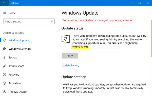 come risolvere gli errori di windows 10