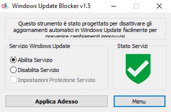 come disattivare gli aggiornamenti automatici di windows